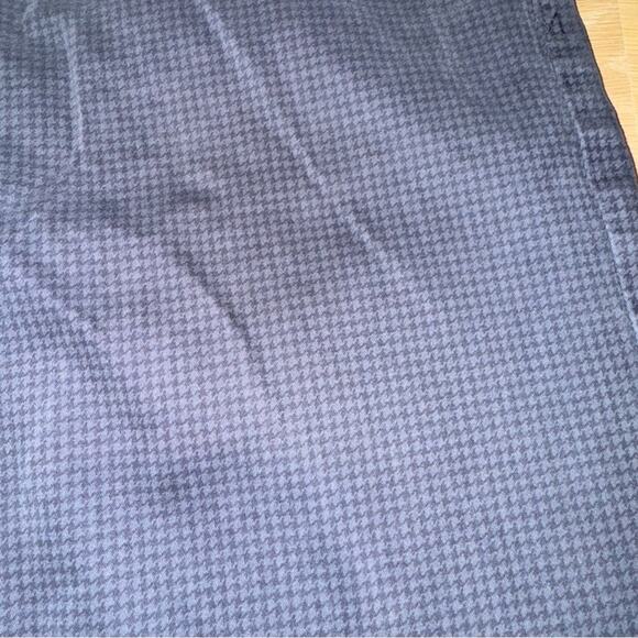 AG The Everett  SUD Slim Straight Leg Blue Black Houndstooth Pants 30x32 - Picture 11 of 12